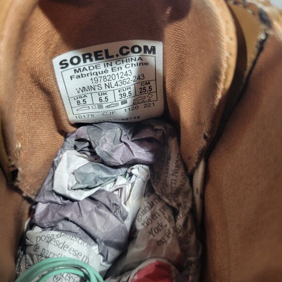 Sorel Joan of Arctic Wedge III Lexie Brown Boots NL4362-243 Women's Size 8.5 US - Picture 11 of 12